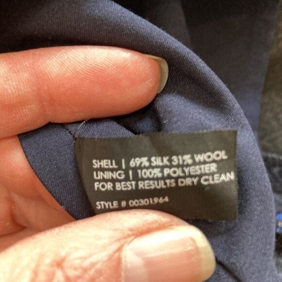 CLUB Monaco Wool Silk Camissa Skirt - Picture 10 of 10